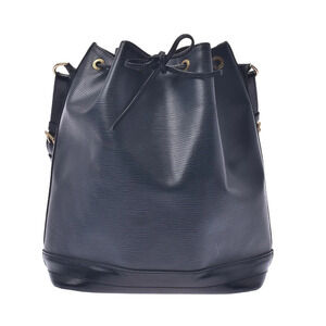 LOUIS VUITTON Epi Noe Black Leather Shoulder Bag